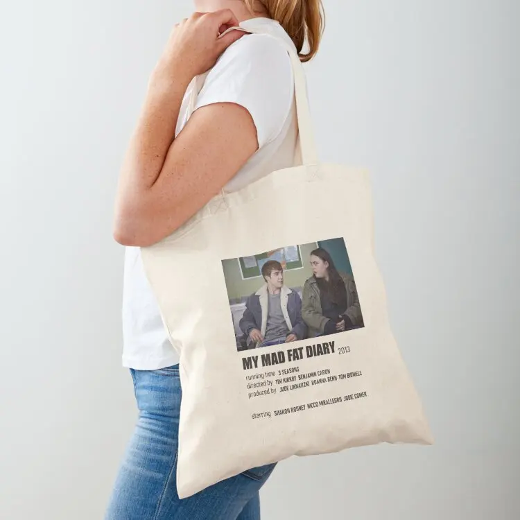 

My Mad Fat Diary Alternative poster - MMFD Finn and Rae Tote Bag sac pour femme women bag Canvas