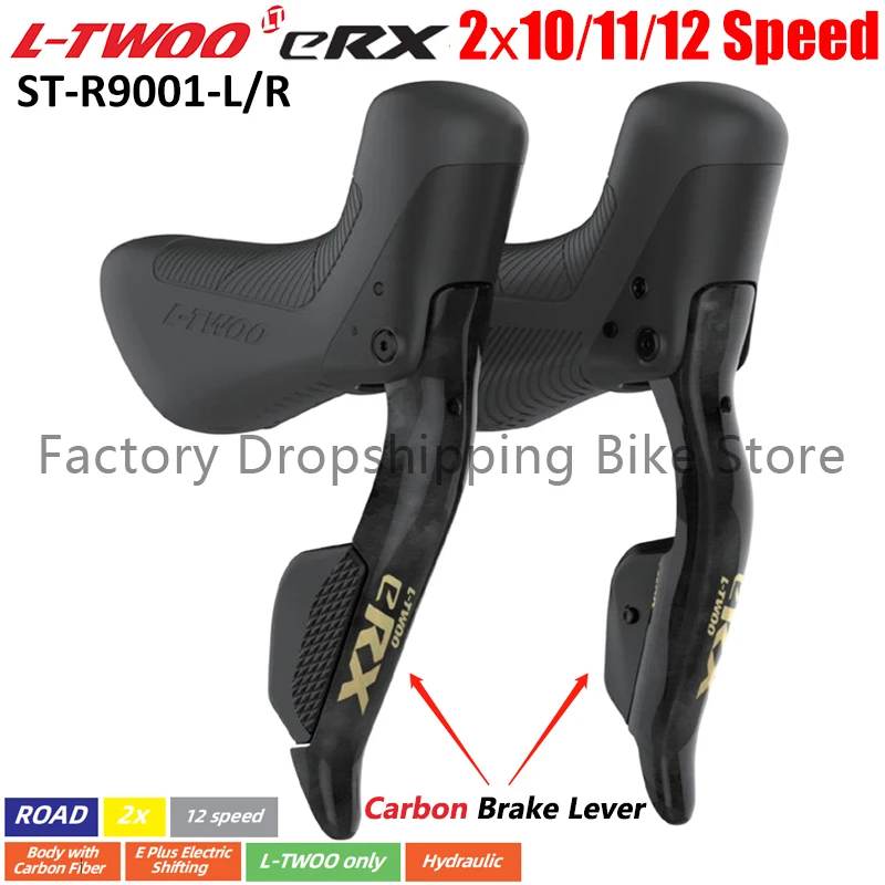 LTWOO eRX 2x10/2x11/2x12 Speed Road Bike Wireless Electronic Shifting Hydraulic Disc Brake Dual Control Lever Bicycle Parts