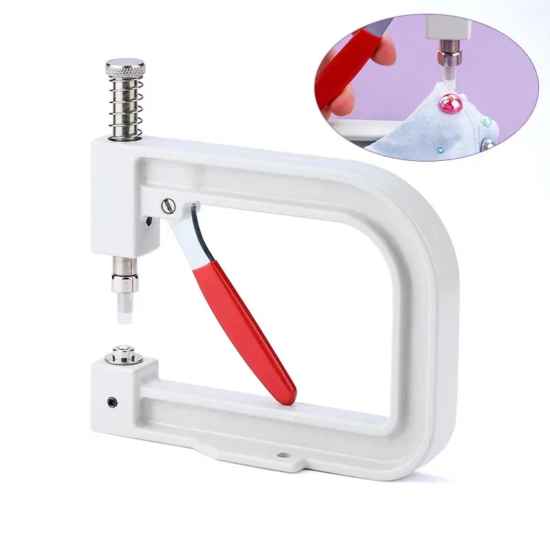 Diy Accessories Beading Mini Machine Pearl Inlay Machine Clothing Tools Rivet Repair Clothing Bag Beading Device Tools