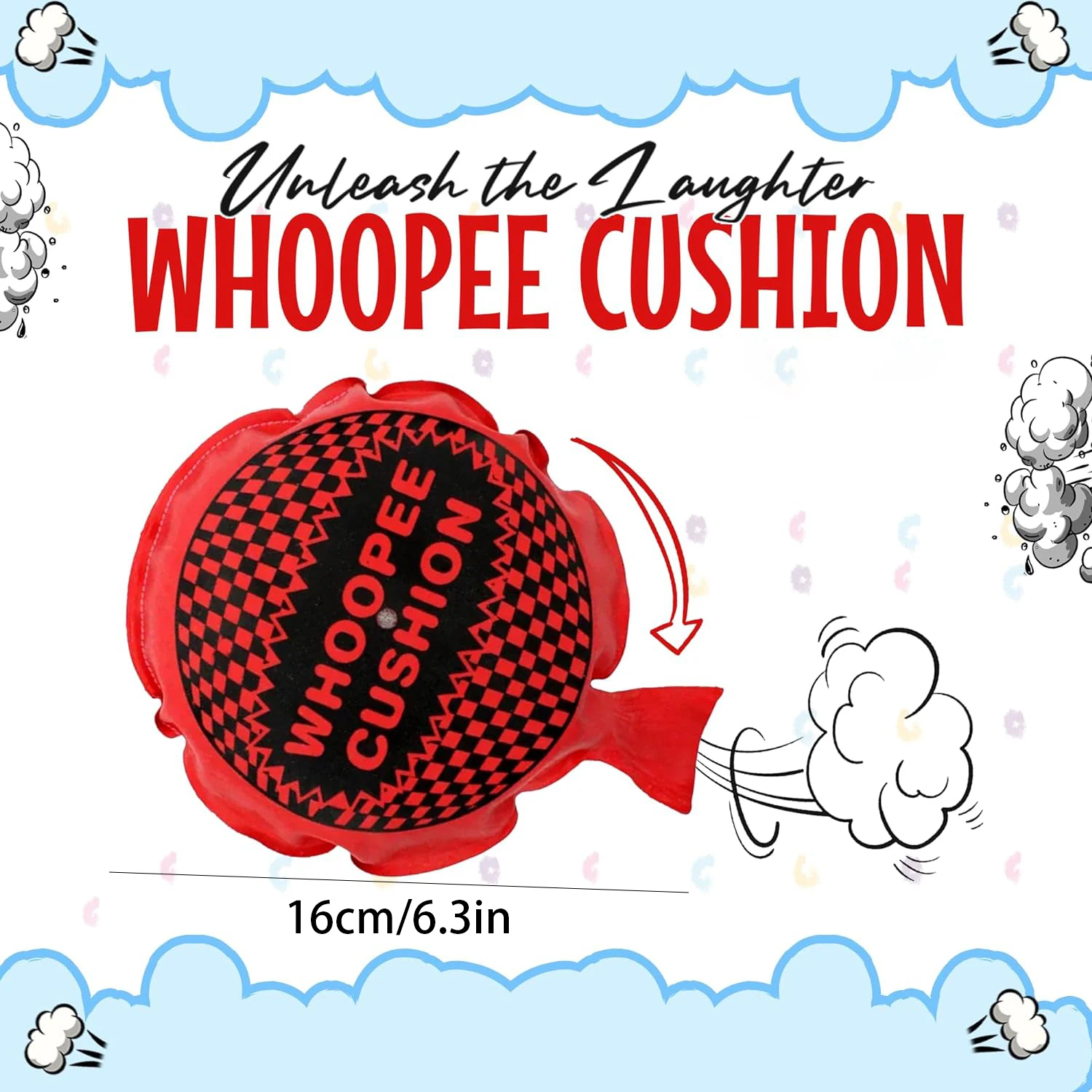 Funny Prank Toys for Adults Whoopee Cushion Joke Prank Maker Prank Fun Toys Fart Pad Pillow Toy Halloween April Fools' Day Toys
