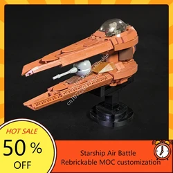 453PCS MOC Space Battle Series Nantex-class Defense Starfighter Model Building Blocks Technology Bricks DIY Assembly Toys Gifts