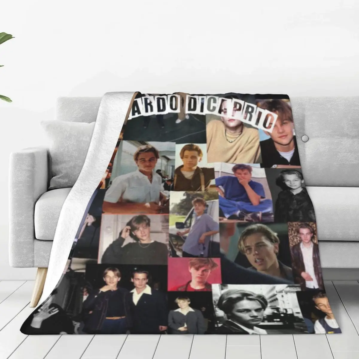 

Warm Soft Blanket Travel Leonardo Dicaprio Throw Blanket Film Producer Photo Flannel Bedspread Chair Funny Sofa Bed Cover