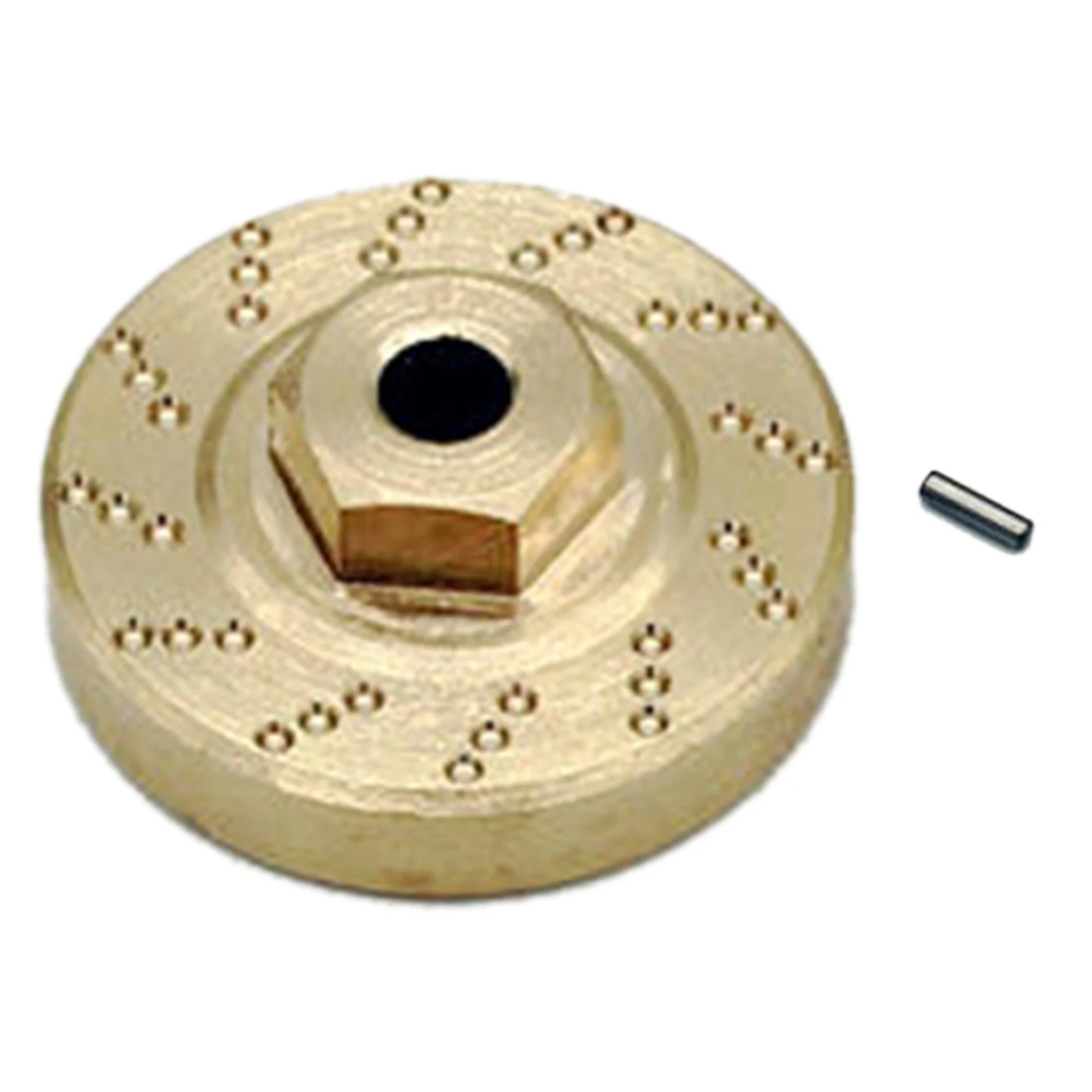 12Pcs Heavy Duty Brass Wheel Hex Adapter Balance Weight For AXIAL SCX24 90081 Upgrades 1/24 RC Crawler Car Parts