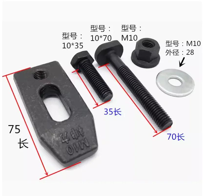 圧力プレートクランプm8,m10,彫刻機部品,Tスロット,作業台