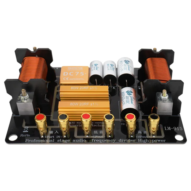 Venta directa de fábrica, divisor de frecuencia de nuevo producto, altavoz de escenario individual de 12 pulgadas, 15 pulgadas, dos frecuencias, uno alto y uno