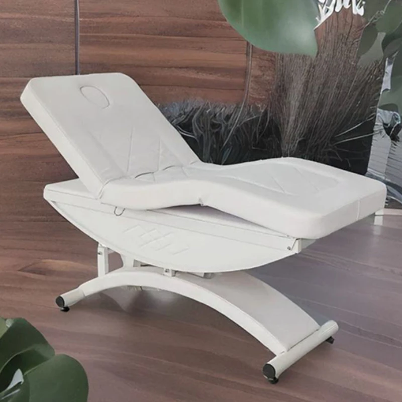 Esteticista mesa de massagem ajustável, base elétrica Bed, Tattoo cadeira, Móveis creche, Lash reclinável, maca estética portátil