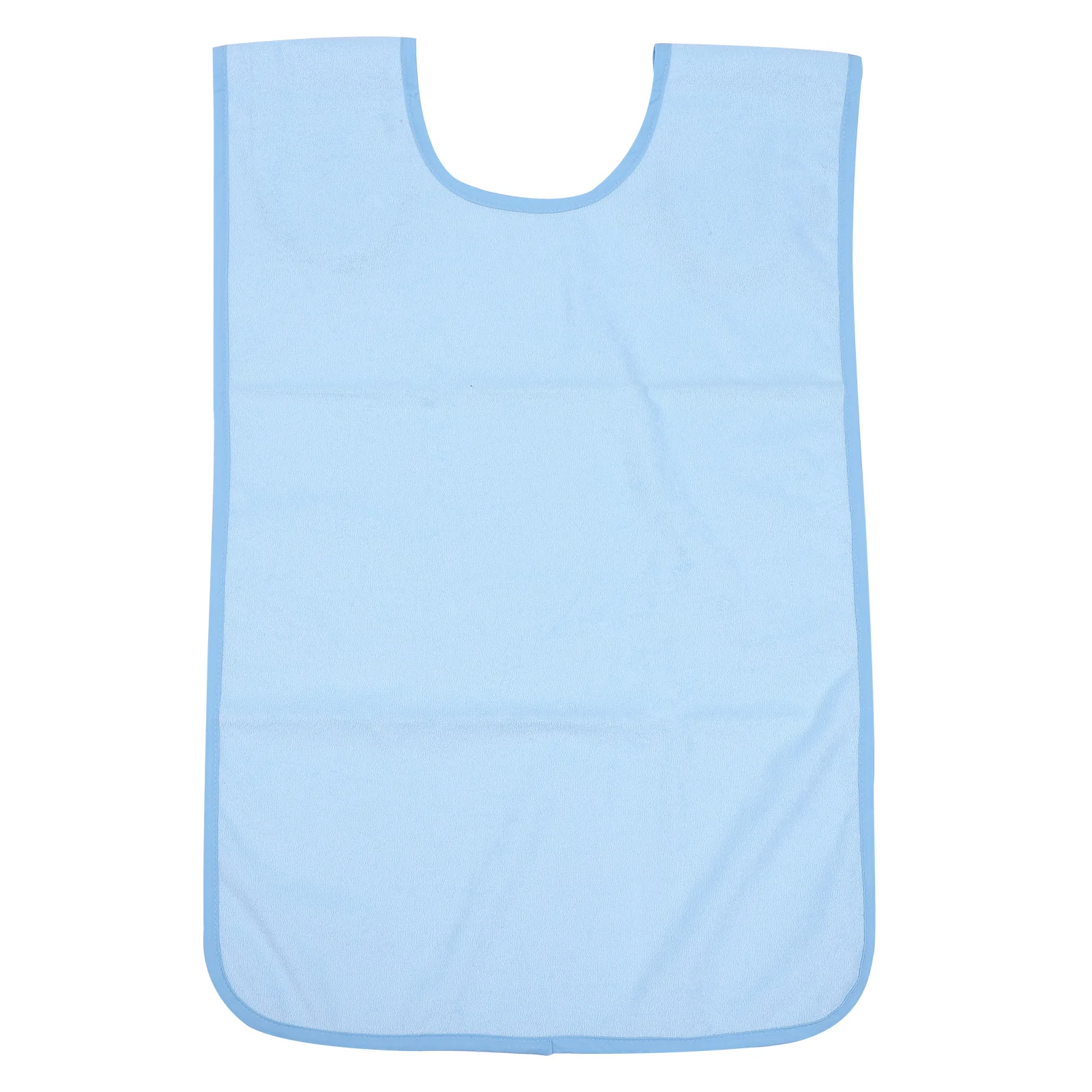 

Waterproof Adult Bib Meal Protector General Size Comfortable Elder Patient Saliva Towel Fashionable Design Eating Apron