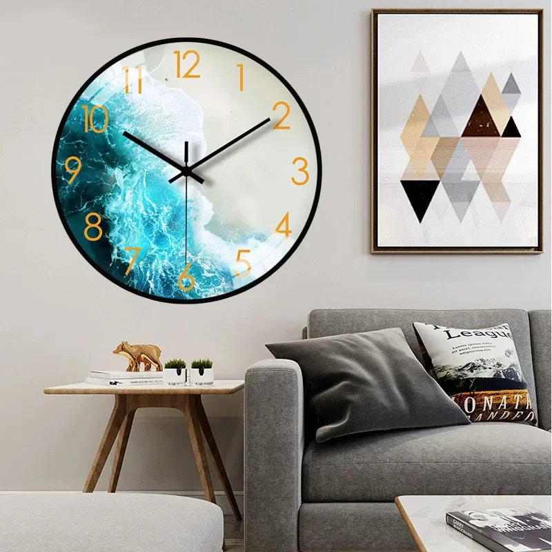 wall clock 8 inches modern fashion personality art mute living room wall clock luxury wall clock Kitchen living room Study