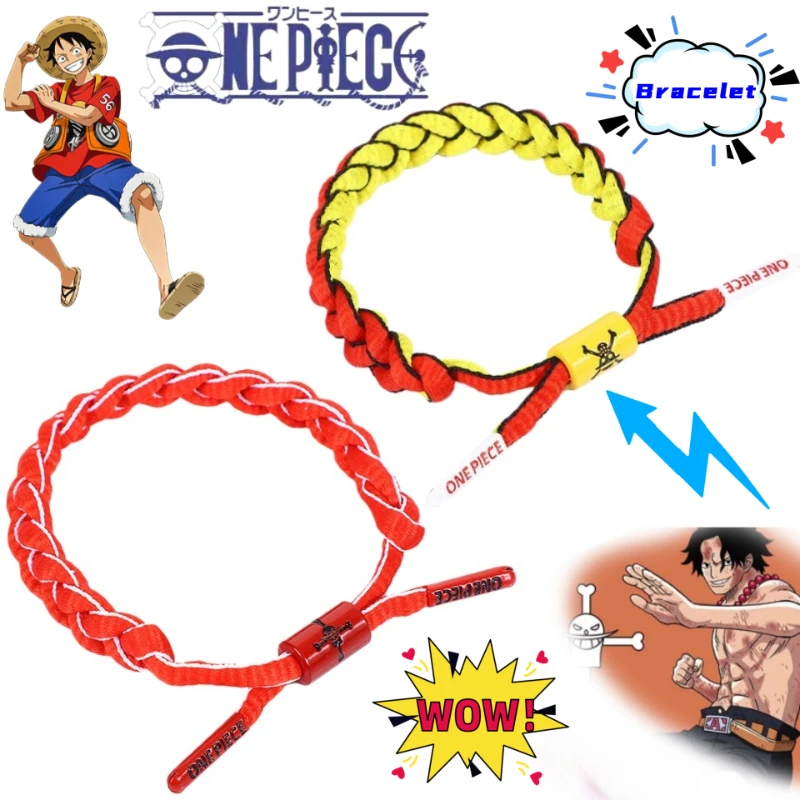 

One Piece Monkey D. Luffy · Portgas D. Ace Anime Two-Dimensional Bracelet Couples High-Value Appearance Wristband Decoration