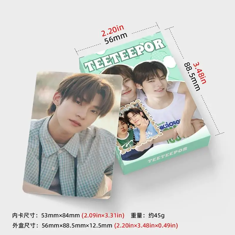 30PCS TEETEEPOR Thai Star Double-Sided HD LOMO Photo Cards Set