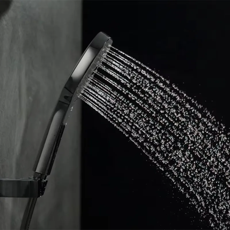 High-quality luxury bathroom three-function exposed wall-mounted shower faucet set