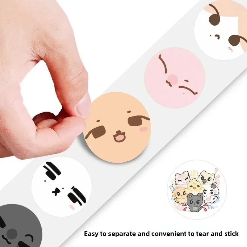 500 Pcs/set ENHYPENS Reative Peripheral Stickers Kawaii Laptop Suitcase Skateboard Guitar Phone Cartoon Cute Stickers Gifts view 4