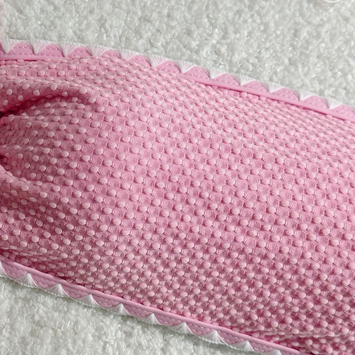 Nuovo costume da bagno bikini da donna sexy in tinta unita con lacci in tinta unita