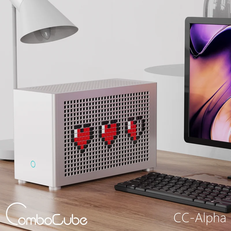 Mini ITX Case 8.5L Aluminum CNC SFF PC Chassis SFX PSU 315mm GPU Portable Desktop Computer Case