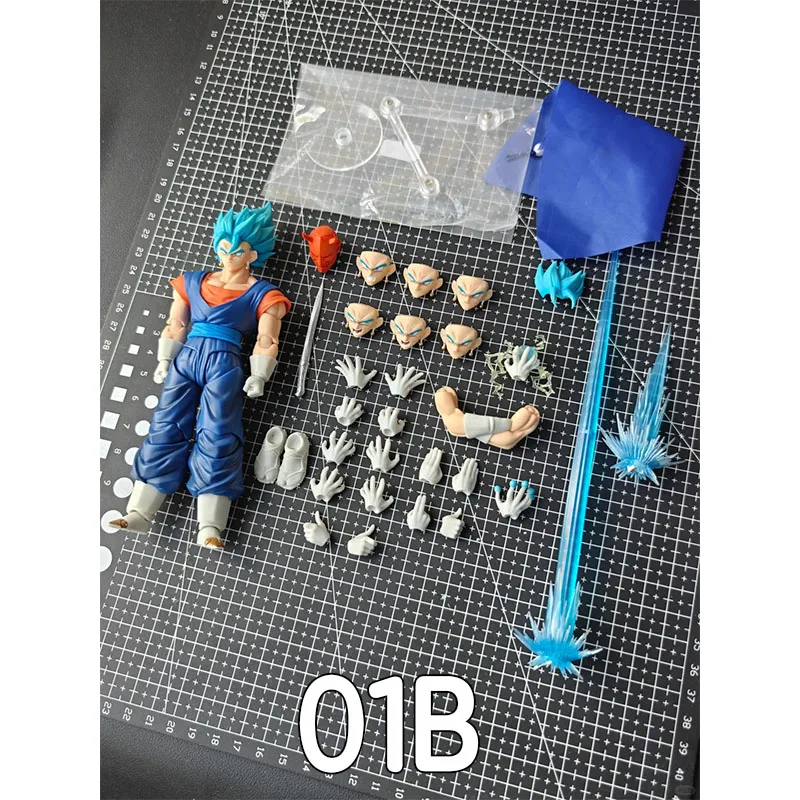 In Stock MP Studio Dragon Ball Super Saiyan Ghost Face Nightcrawler Movable Vegito Vegetto Anime Action Figure Toys Gifts