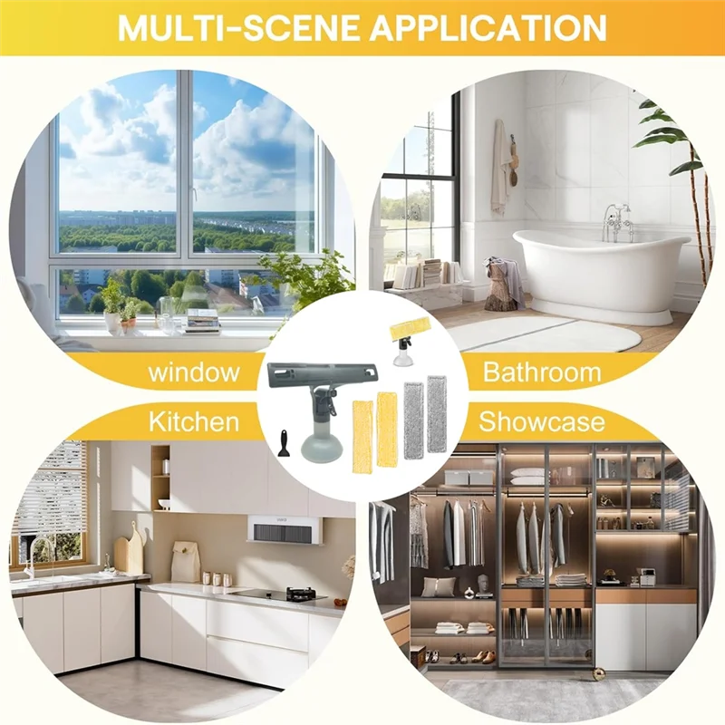 ل Kacher WV1 WV2 أداة تنظيف النوافذ رذاذ زجاجة ستوكات ممسحة الوسادة عدة نافذة مكنسة كهربائية الملحقات 5.633-176.0 #5