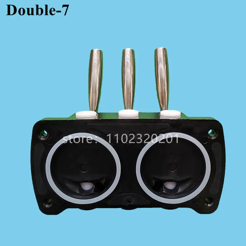 Front Panel Face Block Spare Discharge Valve Replacement For BZL VEVOR Ice Cream Machines With Rods Modelling Caps Three Holders