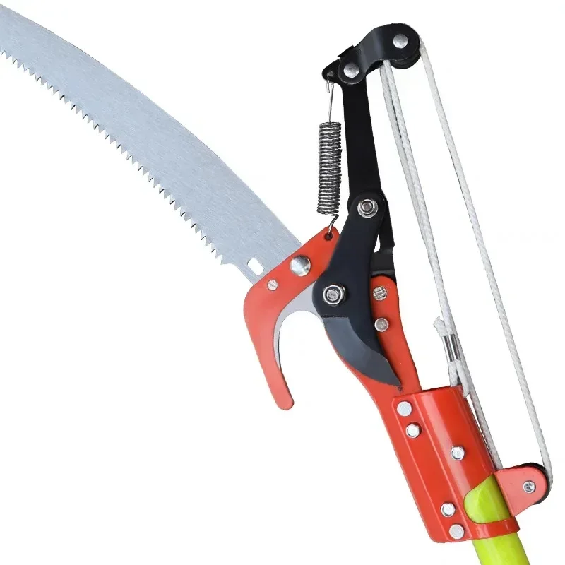 For Pole Chain Saw High-branch Saw FRP Insulated Telescopic Shears  High-altitude Pruning Lengthening Fruit Tree Orchard Garden