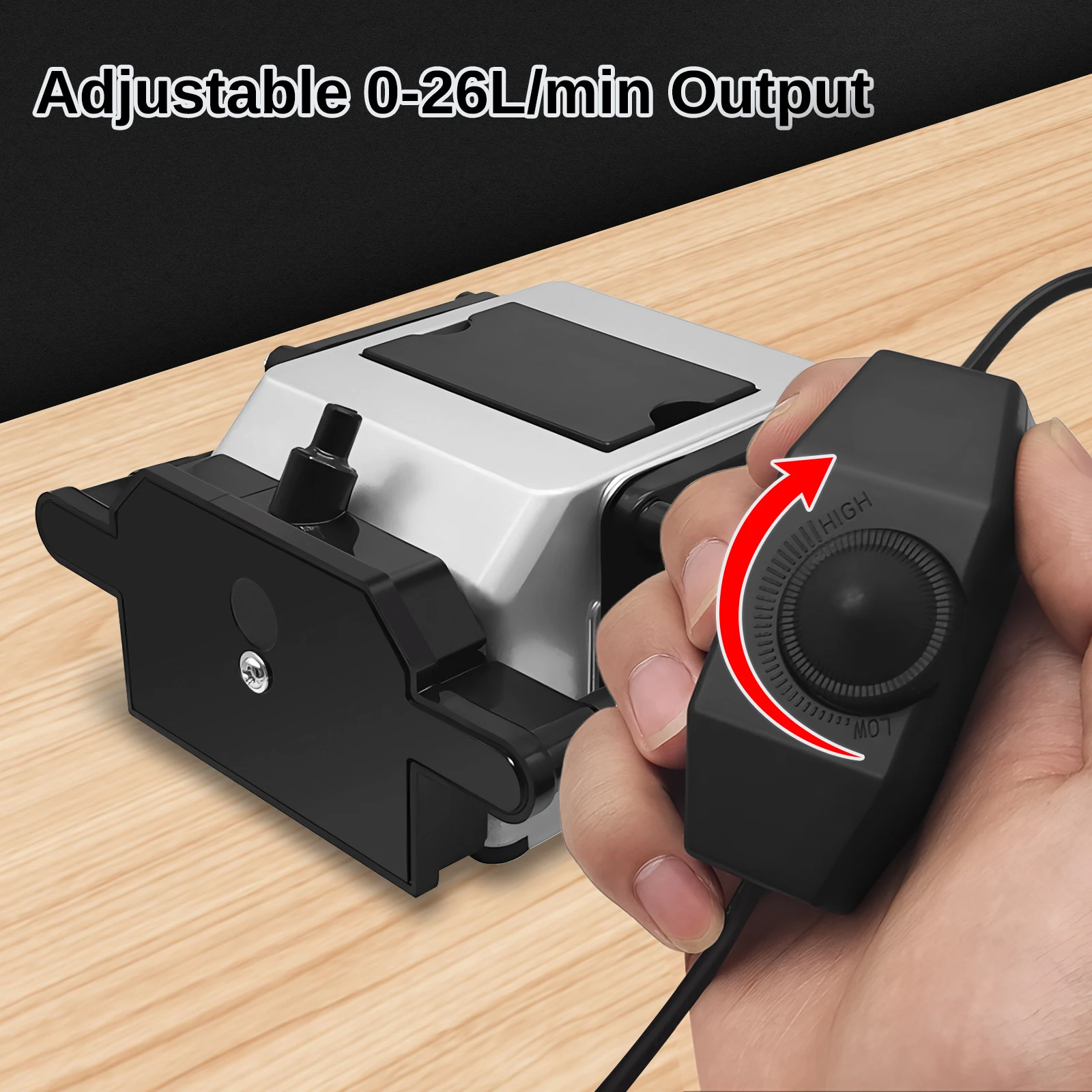 Imagem -04 - Árvore Laser-full Metal Compressor de ar Baixo Noice Velocidade Ajustável 26l por Min Bomba de Assistência de ar Módulo de Corte a Laser Gravador a Laser