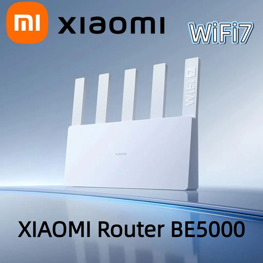 

Xiaomi Router Be5000 WiFi 7 5011Mbps 2.5G Port Whole House LOT Intelligent Linkage Support Mesh Networking APP Security Manage
