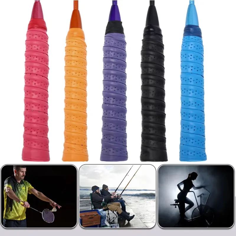 1/5Pcs Badminton Racket Towel Tape Sweat-Absorbing Tape Anti Slip Band Tennis Towel Grips Thickened Badminton Racket Handle Belt