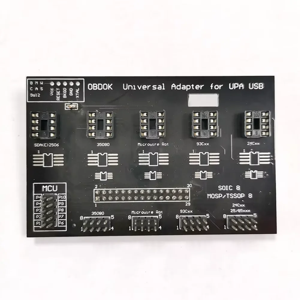 Programmatore ECU adattatore Eeprom universale UPA USB V1.3 con 8 strumenti di sintonizzazione cavo Soic Clip per la programmazione Eeprom Microwire I2C/SPI