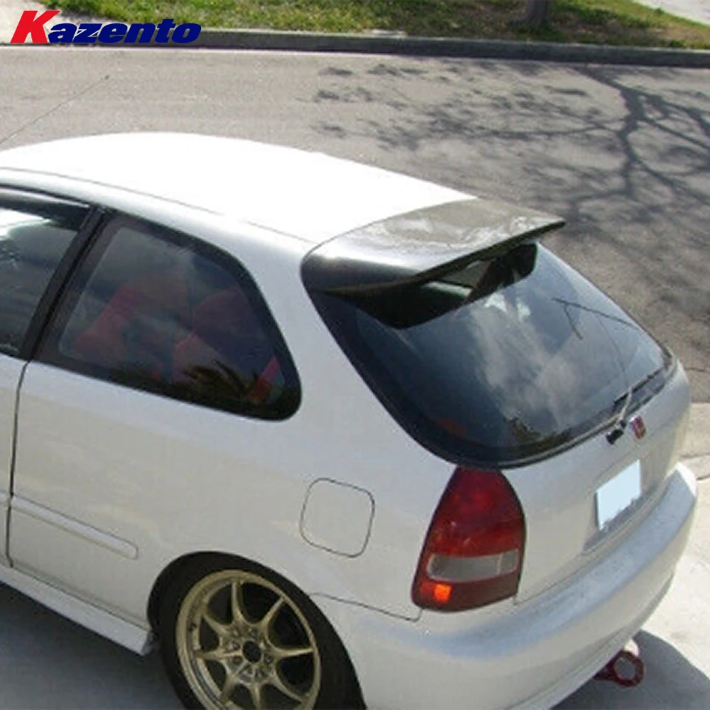 

Для Honda Civic EK 1996-2000 хэтчбек карбон SPN задняя крыша спойлер губа