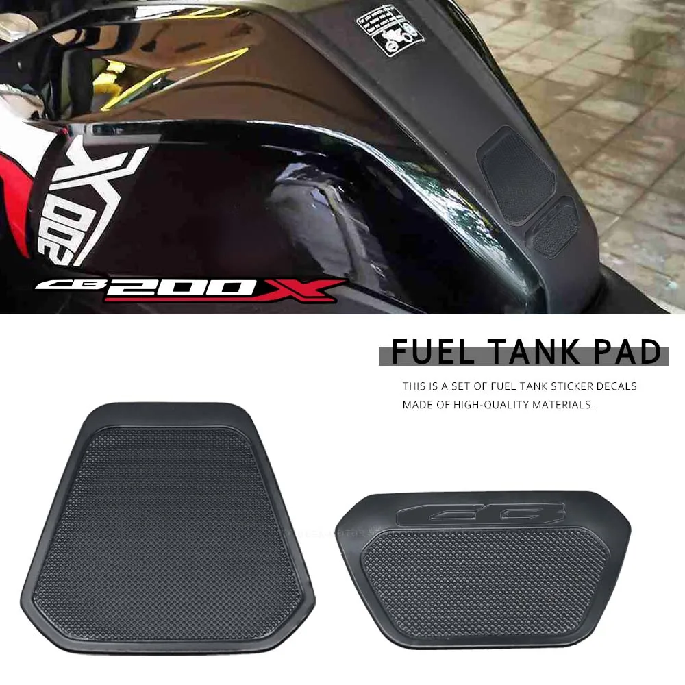 For Honda CB200X CB 200X Motorcycle Fuel Tank Stickers Pad Rubber Sticker Protection