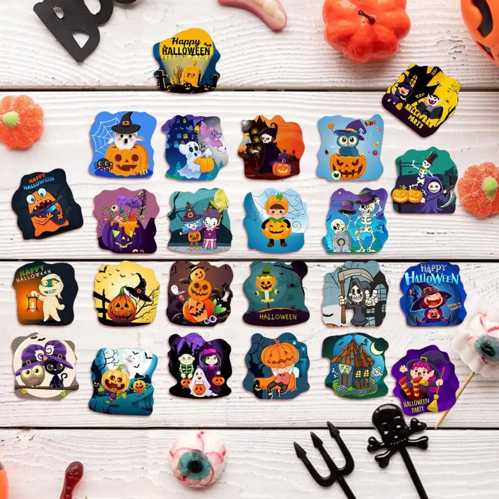 Spookhuispuzzel Spooky Halloween-puzzelset met spookhuis Pompoengeest Leuk educatief speelgoed voor kinderen, volwassenen