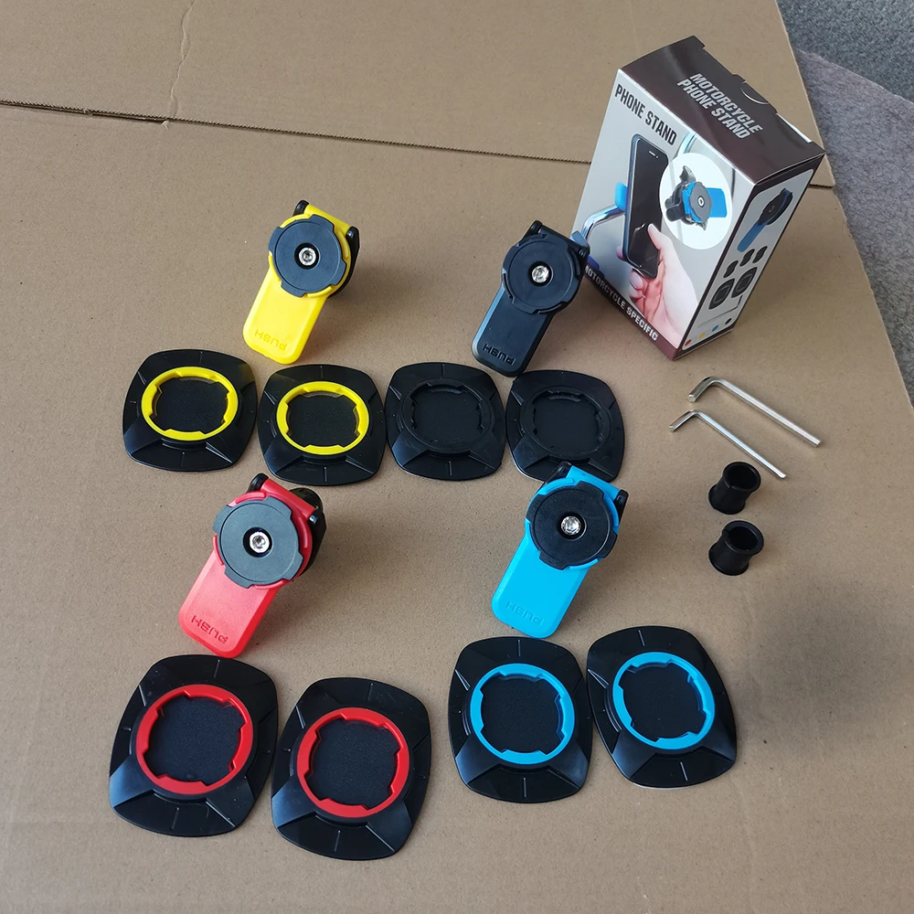 Support de téléphone amortisseur de vibrations autobloquant vélo guidon tige de montage moto vélo téléphone Anti-secouement support amortisseur