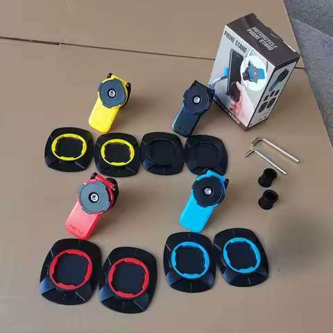 Phone Bracket Vibration Damper Self Lock Bicycle Handlebar Mount Stem Motorcycle Bike Phone Anti-shake Holder Shock Absorber