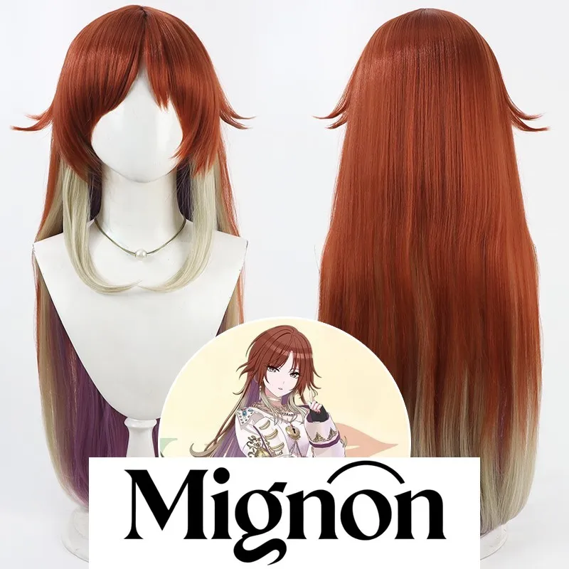 

Idolmaster Shiny Colors Akada Mikoto парик для косплея разноцветный градиент длинные волосы подарок на Хэллоуин