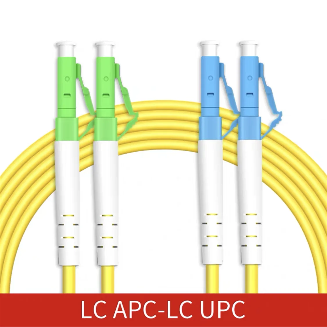 Fiber Optic Patch Cord DX APC SM SC-SC-LC-LC-FC-FC-ST-ST Duplex Singlemode 2.0mm 3.0mm Optical Fibre Jumper Ftth Patchcord ELINK