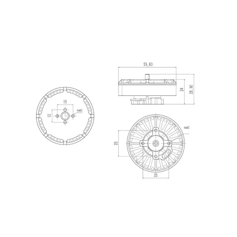 Tart-ドローン用ブラシレスモーター,6s 5008, 290kv, tl50m08/12s, 5010, 130kv, tl50m10, diy rc,pv,マルチコプター