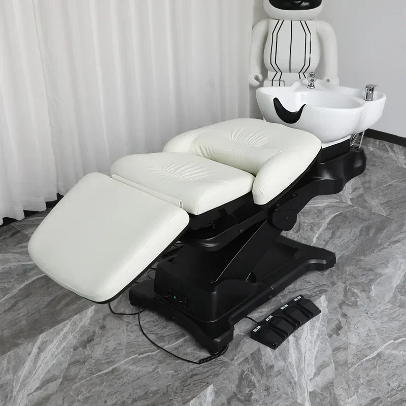 Shampoo Spa Bed Styling Chair Salon Beauty Washing Womens Chairs Hair Machine Washbasin Professional Makeup Sillon Reclinables