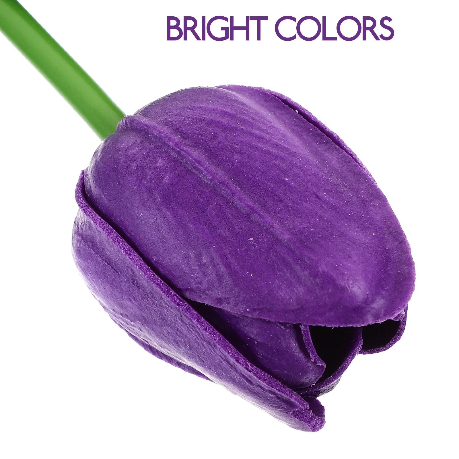 

12Pcs Artificial Tulips Floral Decor Realistic Faux Tulip Bouquet Wedding Centerpiece Floating Table Arrangement Spring