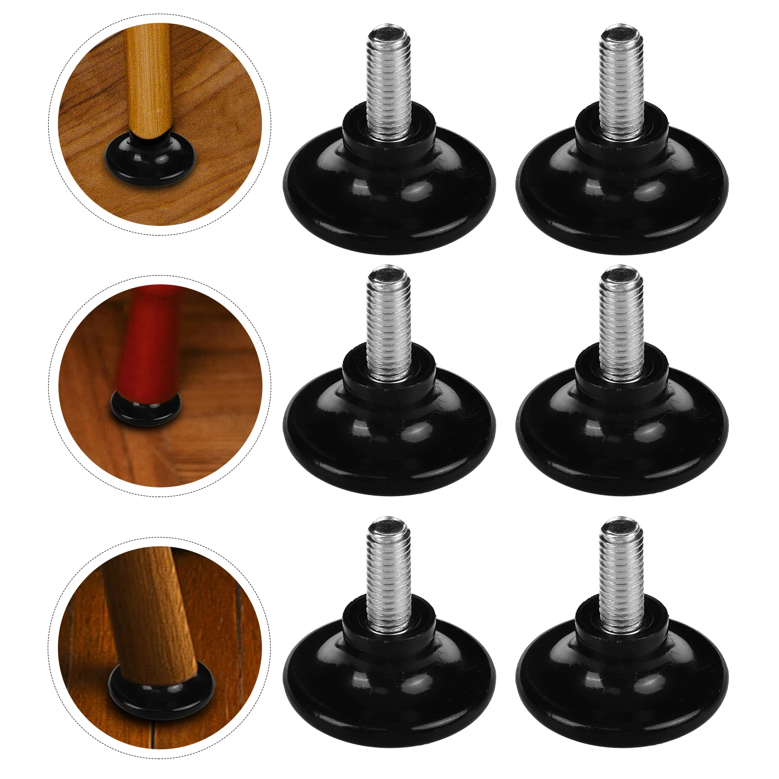 

12 Pcs Non Slip Furniture Feet Protectors Plastic Chair Leg Pads for Cutting Board Outdoor Chairs Table Cabinet Machine Anti