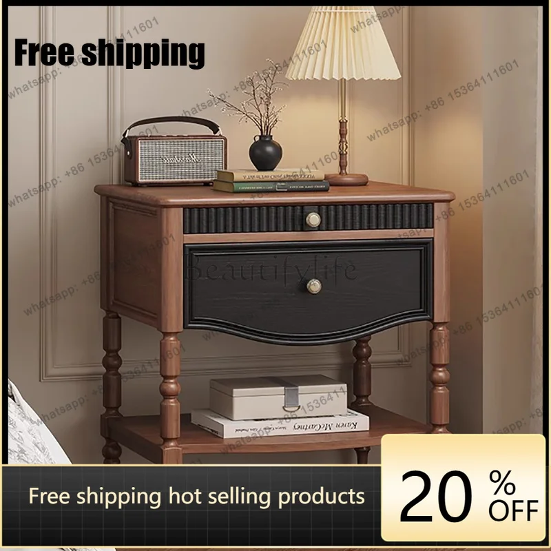 FGSimple Beauty Night Table Trendy Luxury Exquisite Glamour Bedside Storage Luxury Storage Mesitas De Noche Bedroom Furniture