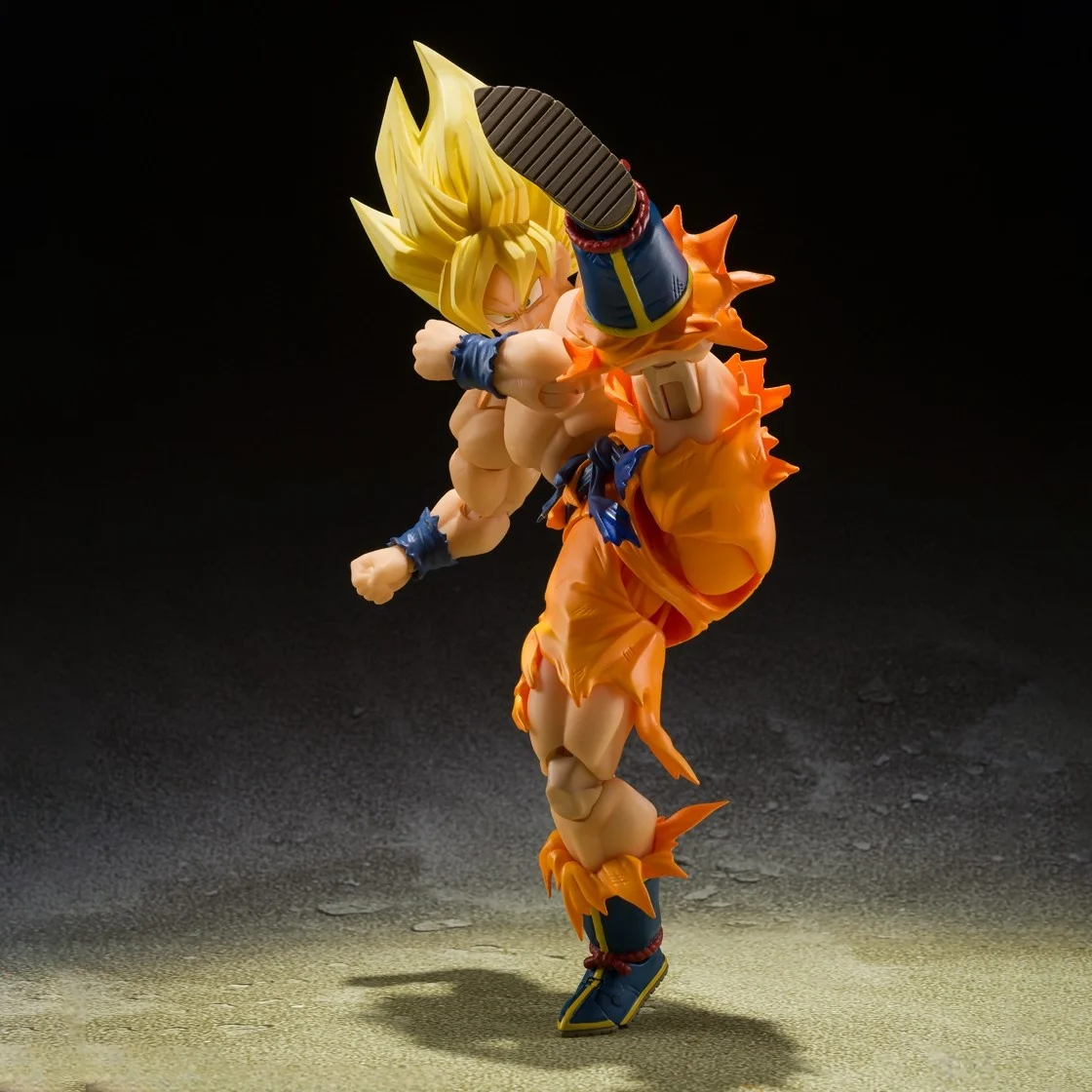 ドラゴンボールZ 孫悟空 アクションフィギュア 伝説の超サイヤ人 孫悟空 S.H.Figuarts PVC 可動式アニメフィギュア 17cm モデル玩具