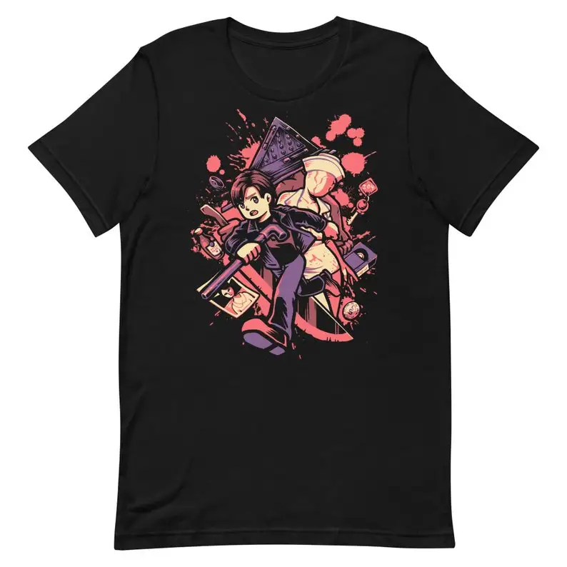 

Foggy Nightmare Unisex t-shirt Men T-shirt Summer Cotton Short Sleeve O-Neck Men's T-Shirt