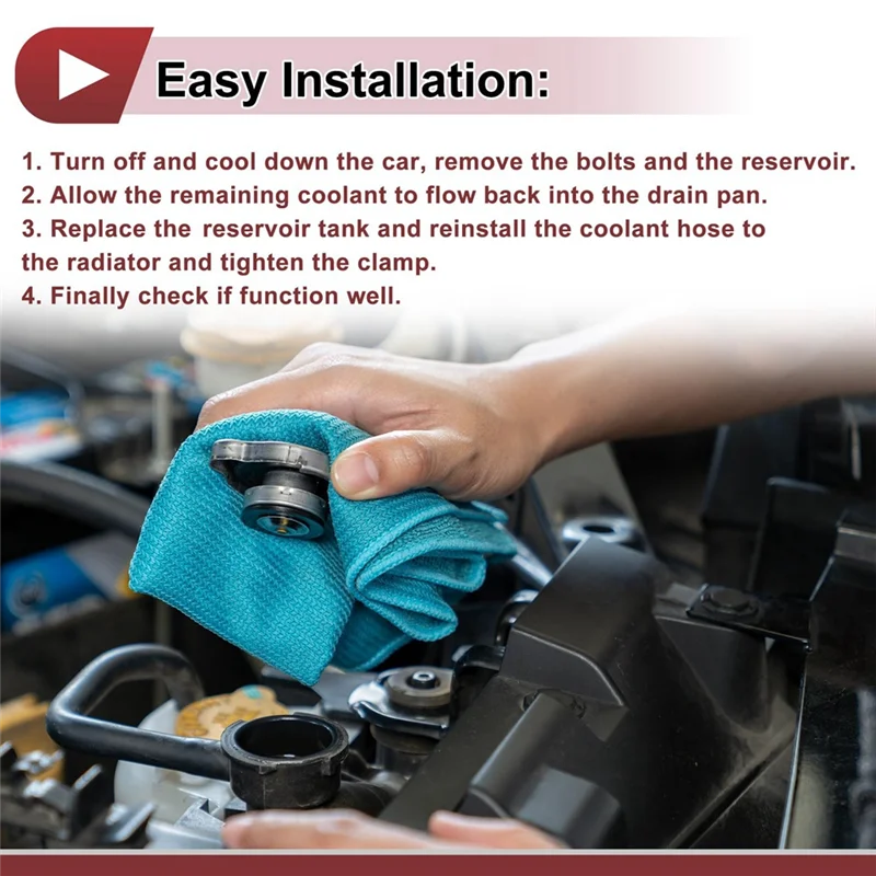 A40Z-Engine Coolant Expansion Tank Auxiliary Water Bottle 7P0121407B 7P0121407 For Porsche Cayenne   Touareg