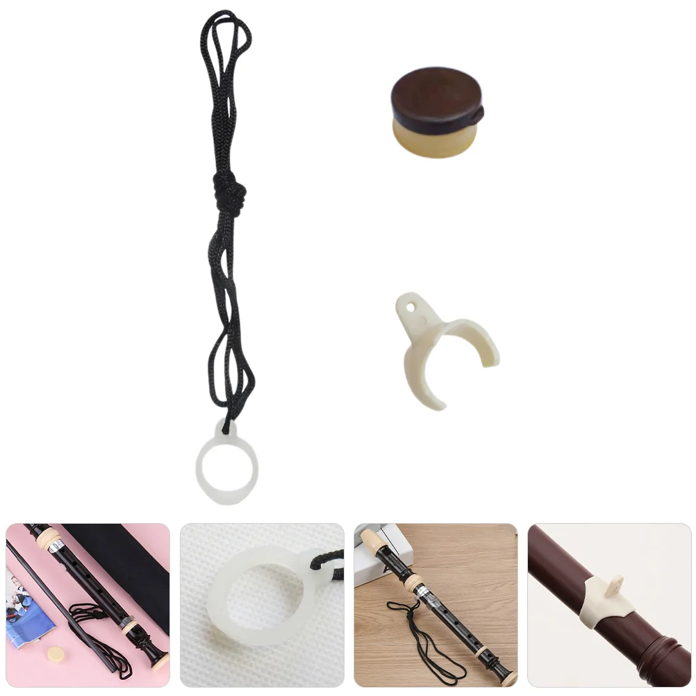 

Recorder Accessories Thumb Rest Cushion Protector Clarinet Finger Lanyards Pad Cover Protection Pads