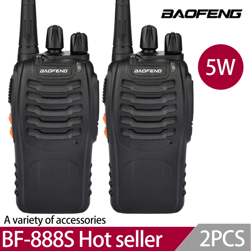 2個-ロット-baofeng-bf-888s-トランシーバー-双方向無線セット-bf-888s-uhf-400-470mhz-16ch-トランシーバー無線機