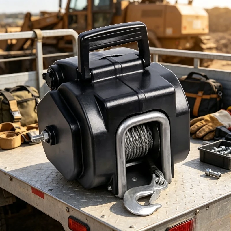 Portable 12V Electric Winch 3500lbs Wireless Remote Control Boat ATV UTV Trailer Truck Hoist Lifting Tool