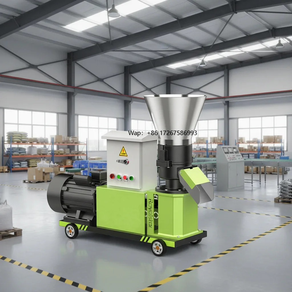 NAIS230 Hot Sale Pelletizer Feed Processing Making Mini Animal Feed Pellet Machine Feed Pellet Machine 300-400 Kg/h