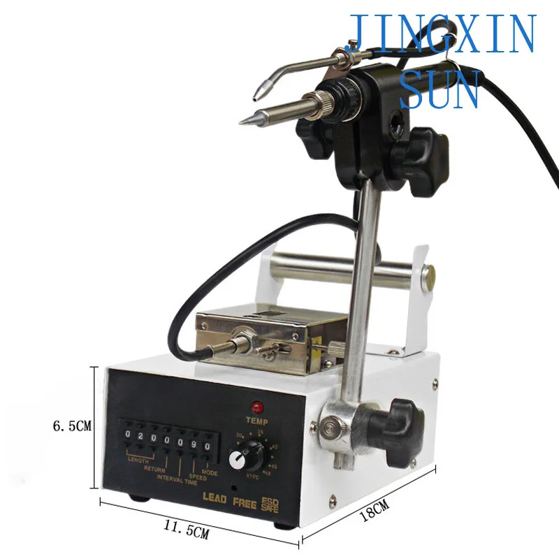 auto regular spot soldering welder machine pedal desktop soldering station auto tin out DKT-375A
