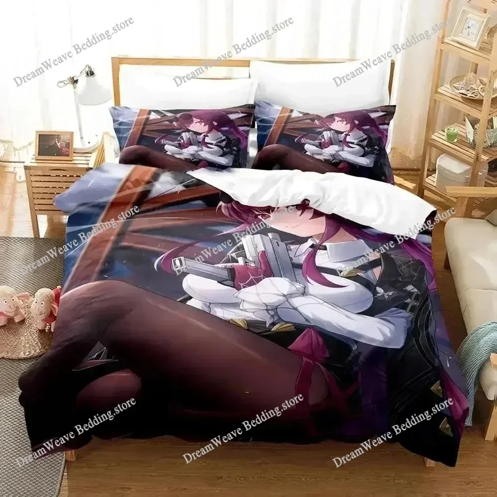 

New Honkai Star Rail Bedding Set Single Twin Full Queen King Size Bed Set Adult Kid Bedroom Duvet Cover Sets 3D Print Game Anime
