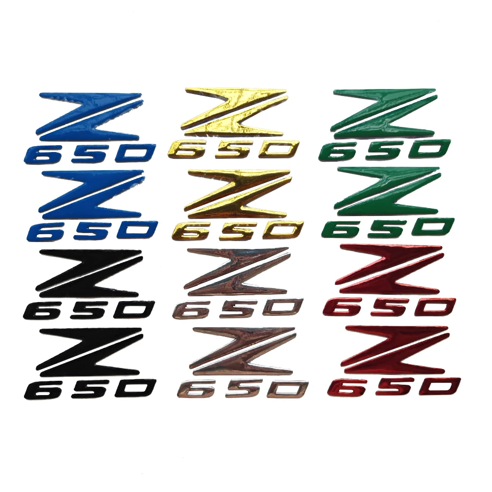 For Kawasaki Ninja Z400 Z900 Z650 Z800 Z250 Z1000 ZX6R Motorcycle 3D Emblem Badge Decal Tank Ninja Z650 Z400 Z900 Sticker