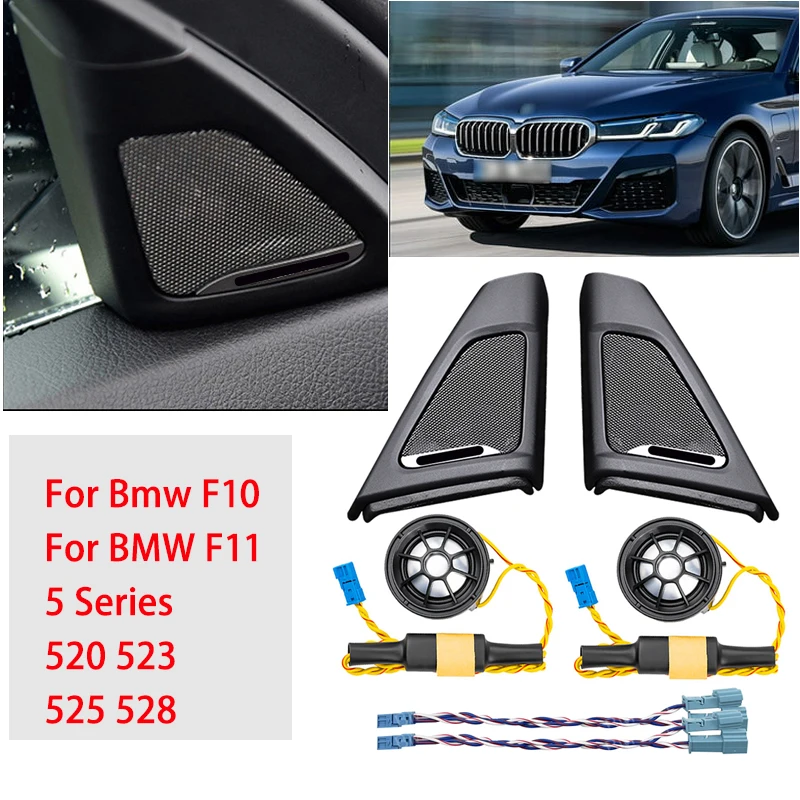 

Car Front Door Speaker Cover For Bmw F10 F11 5 Series 520 523 525 528 High Quality Auto Hifi Speaker Audio Upgrade 65139184794