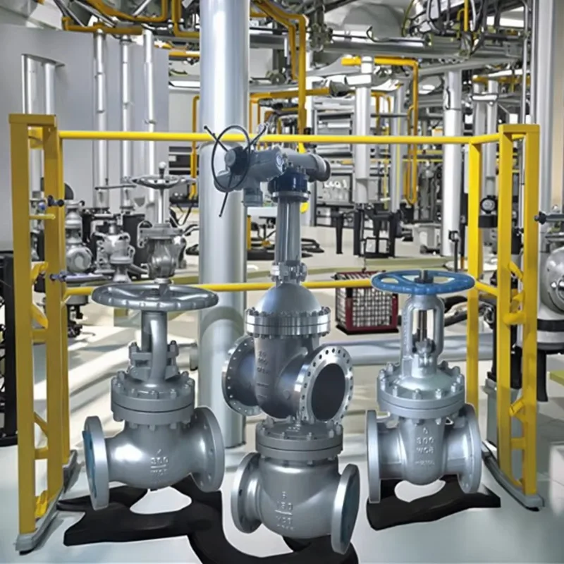 Double Spring Loaded Automatic Safety Valve PN16 Flanged High Performance Safety  for Steam/Gas Flow Overpressure Protection